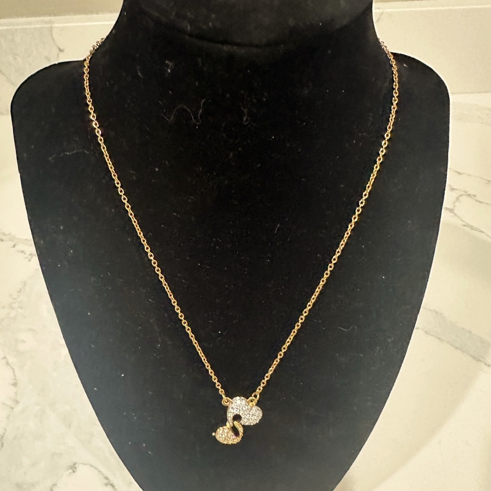 New diamond heart necklace